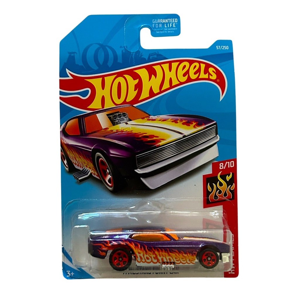 HOT WHEELS 2021 Main Line #57/250 '71 Mustang Funny car 8/10 HW Flames NIP